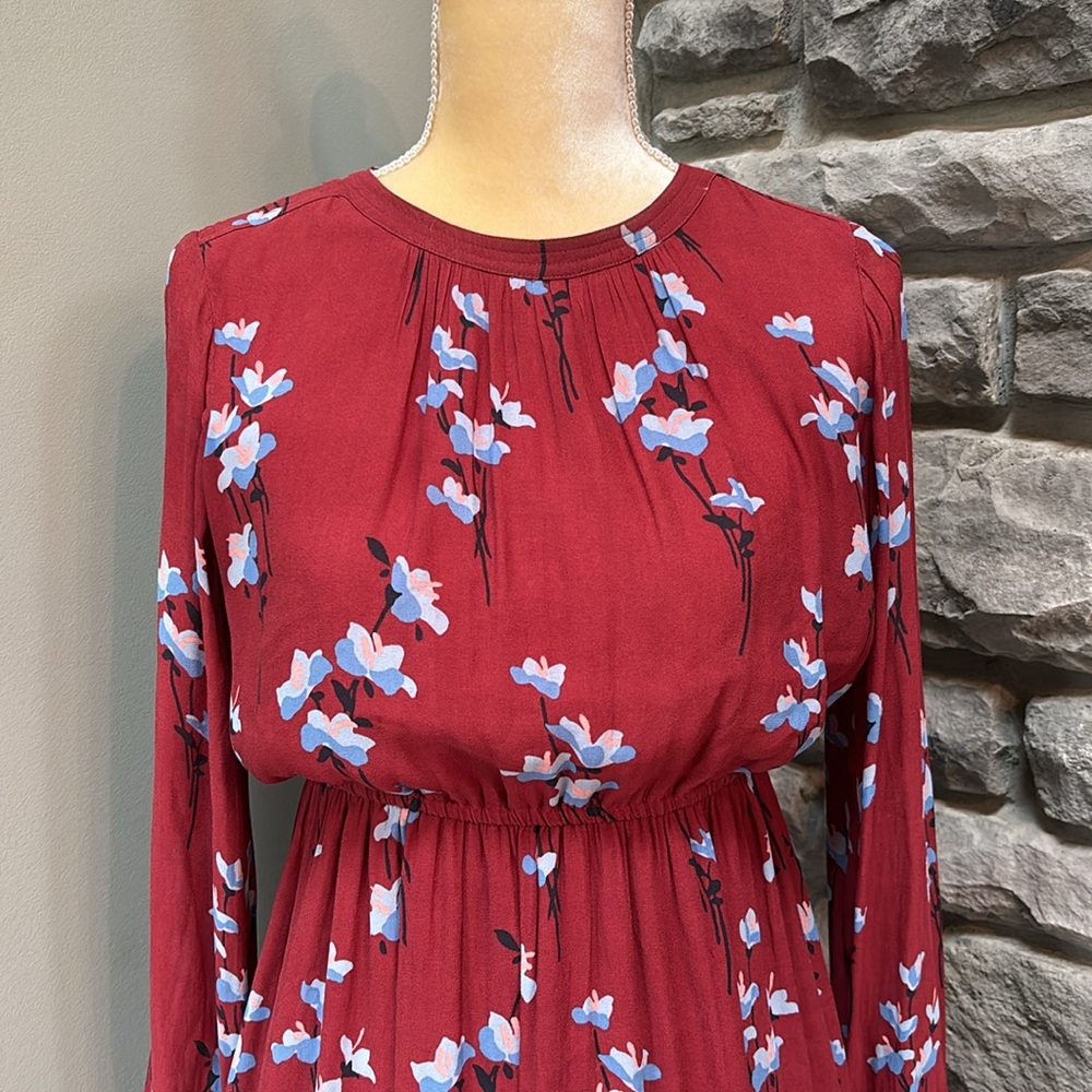 Ann Taylor Loft fall floral dress, XSP, like new - Picture 2 of 7